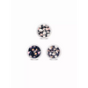 Freestyle Libre 2 Spring Edition 2025 floral stickers in vibrant dark floral patterns for sensor customization.