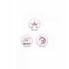 Freestyle Libre 2 Stickers in Fun Vibes Unicorn design. Customize your CGM sensor with unicorn designs. 3 stickers per pack. Non-removable.