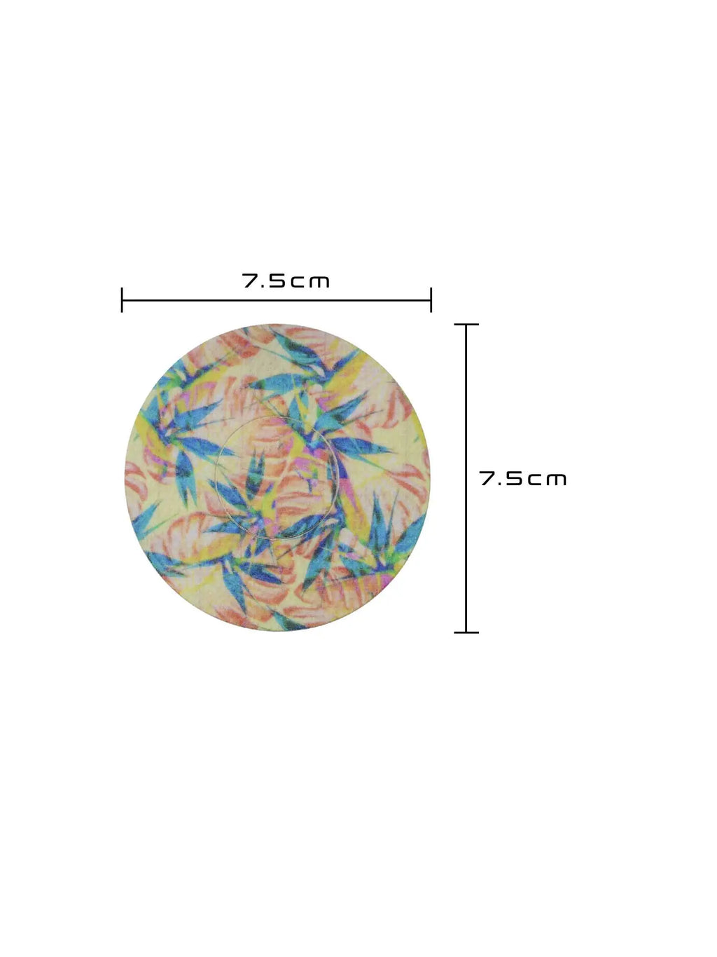 Plaster mocujący do FreeStyle Libre 2, wzór Tequila Sunrise, wymiary 7,5 x 7,5 cm