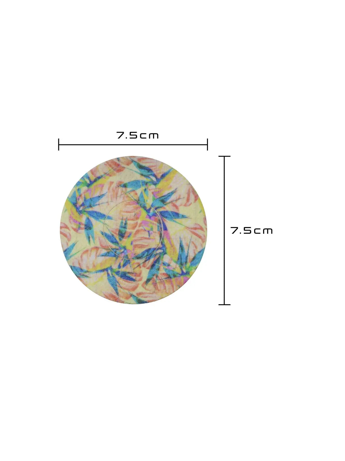 Plaster mocujący do FreeStyle Libre 2, wzór Tequila Sunrise, wymiary 7,5 x 7,5 cm