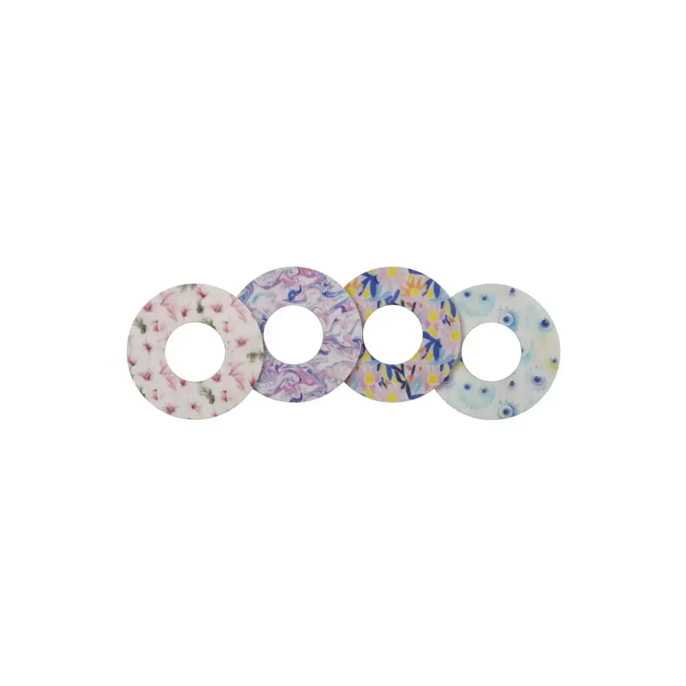 Plastry mocujące do FreeStyle Libre 3, seria Spring, Spring Set II, 4 wzory