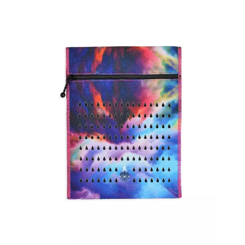 Colorful Dia-Cool insulin cooling wallet for diabetics with zipper.