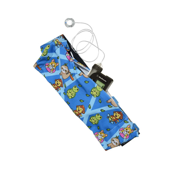 Pasek na pompę insulinową z haczykiem G, zabawny nadruk | Dia Belly-Belt 2