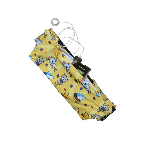 Pasek na pompę insulinową z haczykiem G, zabawny nadruk | Dia Belly-Belt 2