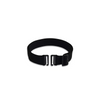 Adjustable belt for insulin pump pouches with metallic hooks, elastic fit, and versatile design.