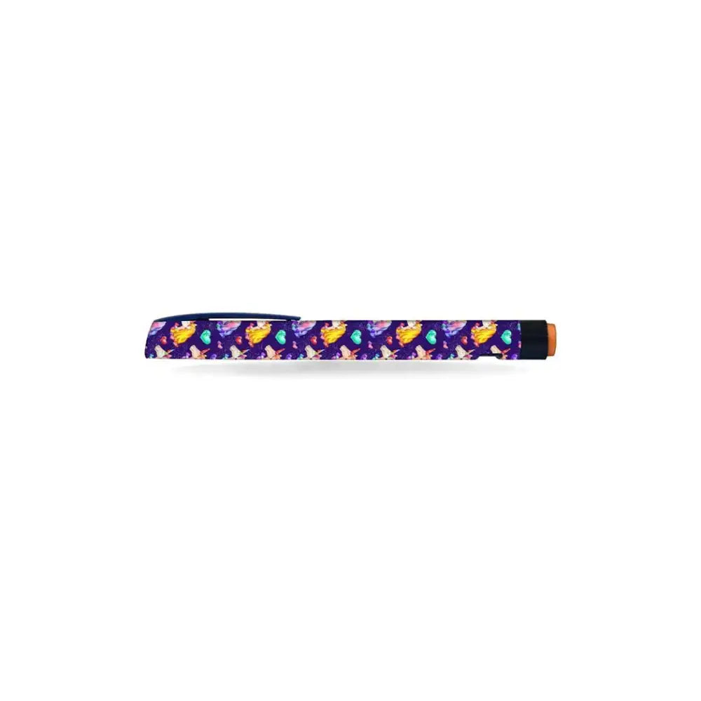 NovoRapid Flexpen insulin pen sticker for kids with colorful playful prints and durable design