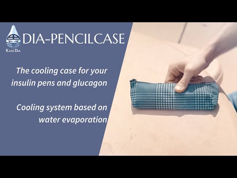 Etui chłodzące na peny insulinowe dla dzieci, Dia-PencilCase for Children