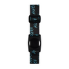 Sinocare iCan i3 Armband Dia-Style in black with blue pattern, for securing CGM, adjustable and comfortable fit.
