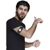 Sinocare iCan i3 Armband - Dia-Style worn on arm, secure fit for CGM users during activities.