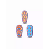 Summer-themed Dexcom G6 stickers with sea creatures and tropical patterns.