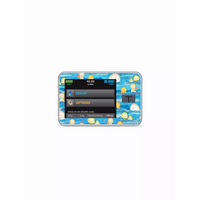 Tandem T slim insulin pump with Kaio-Dia Summer Edition marine life sticker.
