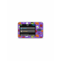 Tandem T Slim with Halloween 2024 stickers featuring spooky designs for festive protection.