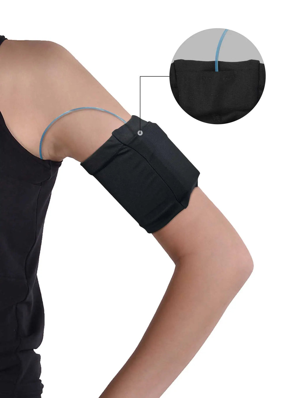 Opaska na ramię z kieszonką na pompę insulinową YpsoPump, Dia-Band Pocket