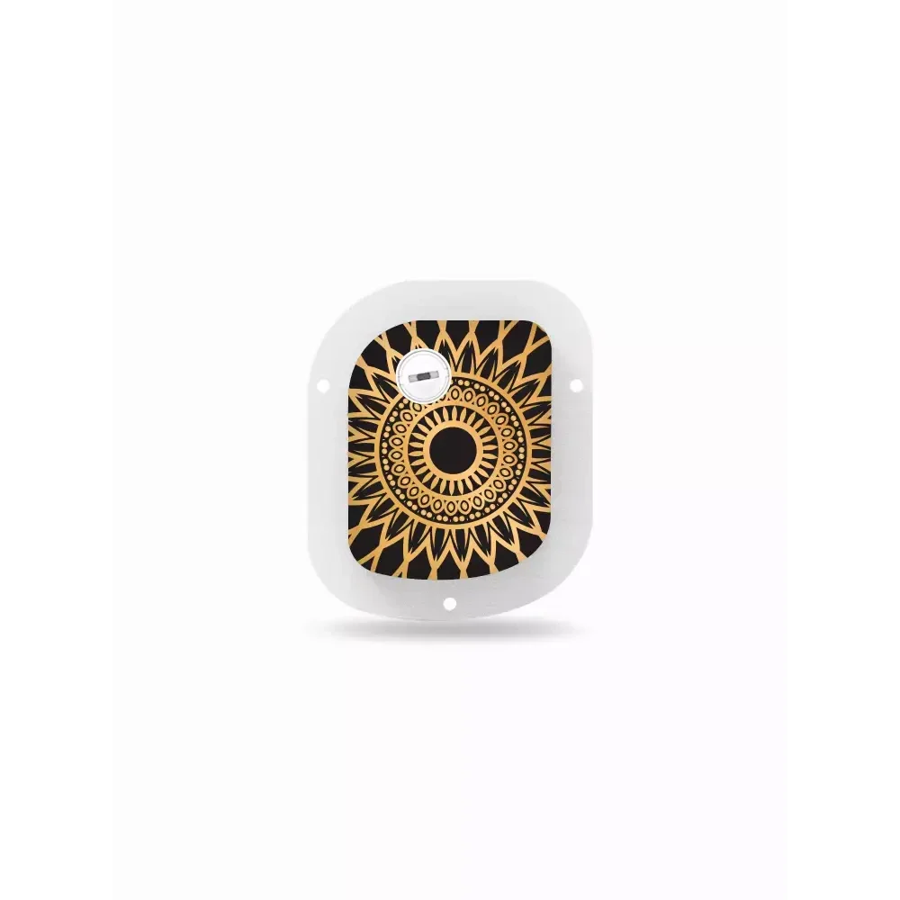 GlucoMen Day Insulin Pump Stickers - Golden Mandala