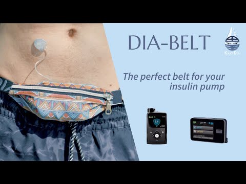 Saszetka z paskiem na pompę insulinową, Dia-Belt M/L Plain Colors
