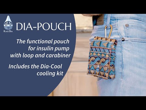 Etui na pompę insulinową z wkładem chłodzącym, Dia-Pouch Plain Colors