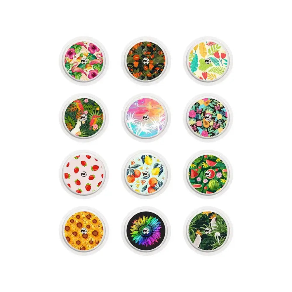 Freestyle Libre 2 Stickers in Reusable Tin Can - Female