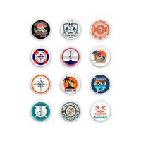 Freestyle Libre 2 Stickers in Reusable Tin Can - Male Serie