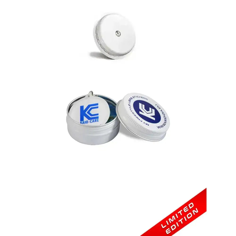 Freestyle Libre 2 Stickers in Reusable Tin Can - Neutral